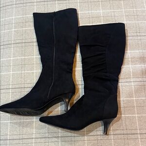East 5th Black Heeled Boots